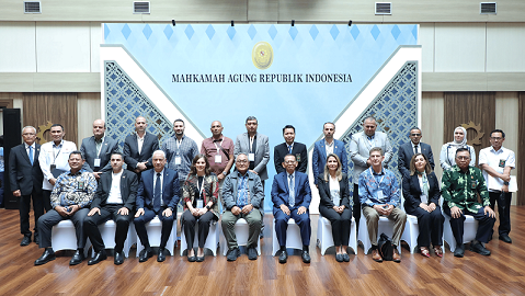 TERIMA DELEGASI PALESTINA, MAHKAMAH AGUNG BERBAGI PENGALAMAN DIGITALISASI PERADILAN HINGGA LAYANAN BANTUAN HUKUM